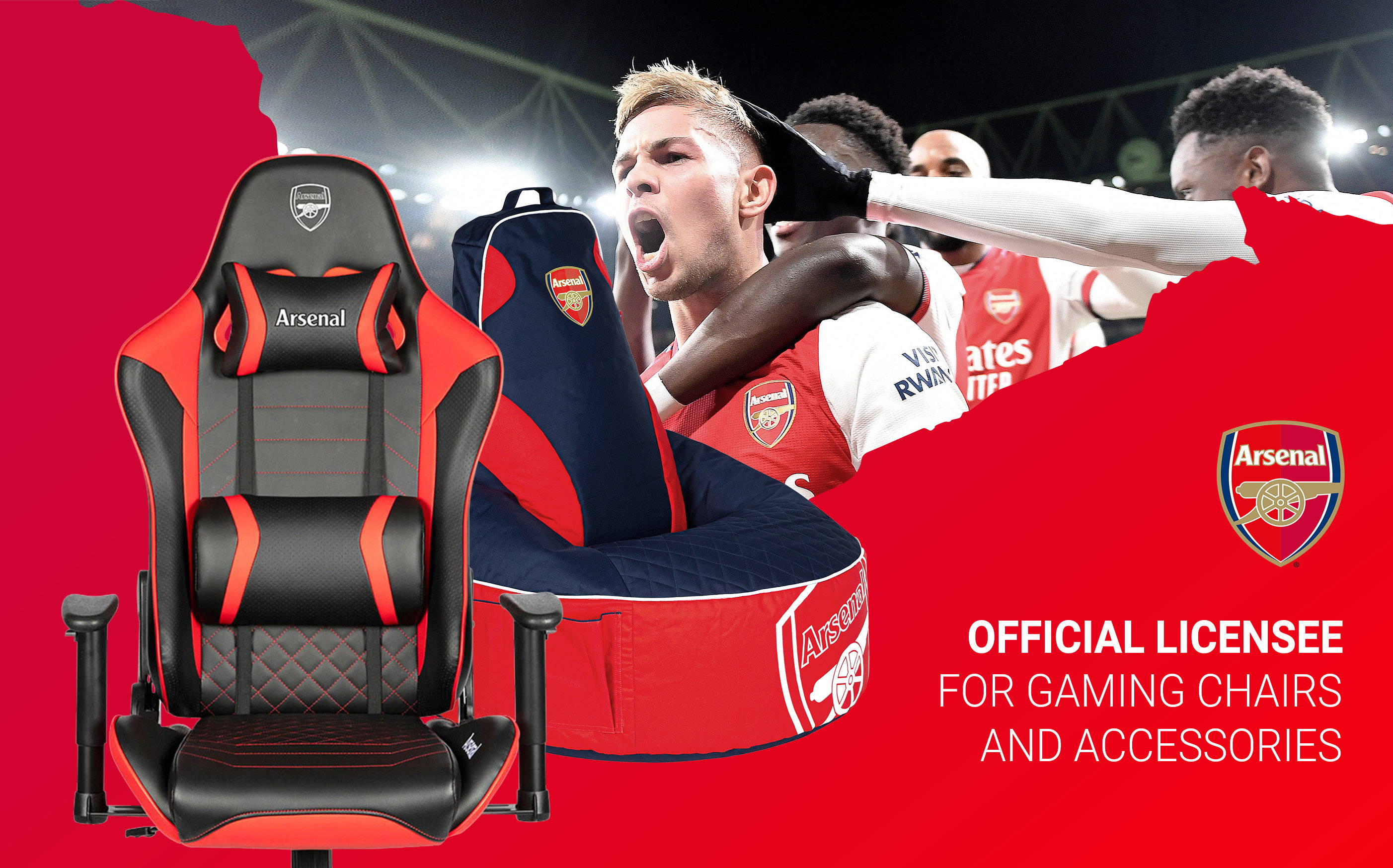 Arsenal FC Gaming Chairs & Bean Bags Province 5 Province5